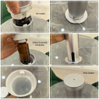 Diffuseur d'arômes en alliage d'aluminium de qualité commerciale |   Diffuseur de parfum intelligent à commande par application et minuterie pour hall d'hôtel et bureau