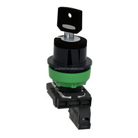 Interruptor de Llave/Sellosa Schneider XB5FG de Plástico Empotrado, Diámetro 30mm, 1/2NO XB5FG03/21/33/41/61, Interruptor Selector de Montaje Empotrado