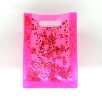 Sac cosmétique transparent en PVC à paillettes, personnalisable, pochette de maquillage transparente, trousse de beauté – Grande Vente