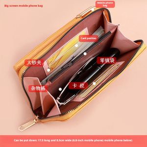 Elegante Bolsa de Celular para Mujer, Estilo Coreano, Bordada, Bandolera, con Múltiples Funciones para Teléfonos y Artículos Esenciales - Product Image 2