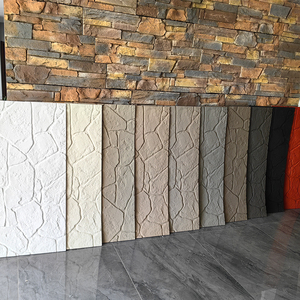Dalle de culture 3D légère et écologique Panneau mural en polyuréthane PU Faux mur en pierre artificielle Grande dalle pour chambre à coucher - Product Image 2