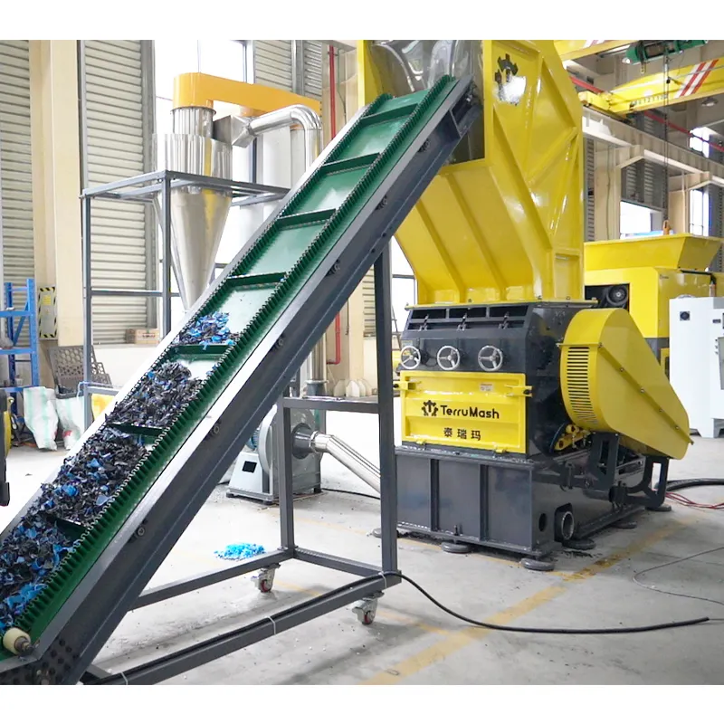 Uitstekende Kwaliteit Grote Stukken Pe Pp Pvc Pet Plastic Crusher Machine Recycling