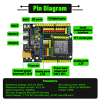 Placa de Desarrollo Keyestudio AI ESP32-S3 PRO, Kit Todo en Uno ESP32-S3 AI IoT para Programación
