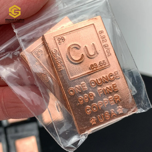 Thỏi đồng nguyên chất 999, một ounce (1 oz), có bảng tuần hoàn nguyên tố - Product Image 4