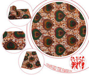 Vải In Batik Dân Tộc Châu Phi Vải Batik In Hai Mặt Polyester Vải Phi Châu, Thiết Kế Tùy Chỉnh In Cotton - Product Image 4