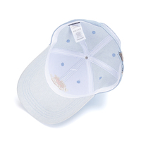 Gorra de Béisbol Deportiva Unisex de Algodón con 6 Paneles, Visera Sandwich, Logotipo Bordado Personalizado y Hebilla Metálica