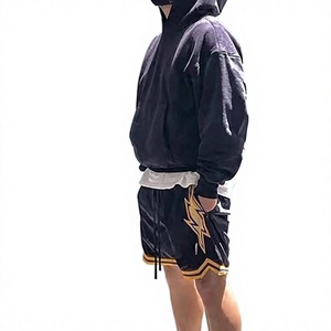 Shorts en maille respirants pour hommes, taille élastique, style sport décontracté, streetwear Y2K, mode été, fournisseur USA - Product Image 5