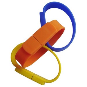 Durable Metal Material Silicone Wristband <b>Usb</b> 3.0 Bracelet Promotional <b>Flash</b> <b>Drive</b> - Product Image 3