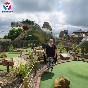 Increíble estatua de dinosaurio interactivo animatrónico robótico de tamaño real para exteriores, modelos de <span class=keywords><strong>dinosaurios</strong></span> animatrónicos para exteriores para Parque Jurásico - Product Image 3