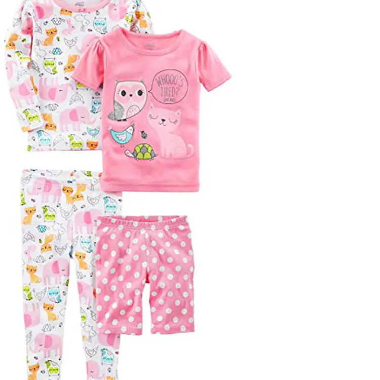 Оптовая продажа на заказ для девочек, одежда для сна, пижамы для девочек, одежда для сна, Пижама домашняя одежда для сна