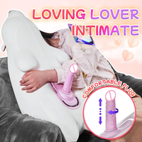 Ferngesteuerte Eisbär-Sexmaschinen, Masturbationsgerät für Frauen, Automatisch Stoßender Vibrations-Schaukel-Dildo-Vibrator für Damen