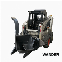 Macchina agricola ramo albero trituratore cippatrice per Skid Steer Loader, Ss-Bx42