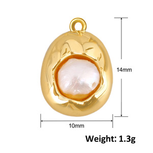 Colgante 2025 DIY: Dijes de Cobre con Perlas de <span class=keywords><strong>Amor</strong></span>, Dijes de Oro con Cierre de Moda para Fabricación de Joyas, Collares y Pulseras, Accesorios de <span class=keywords><strong>Verano</strong></span> - Product Image 6