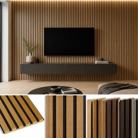 Équipement de studio moderne pour stades, lames décoratives murales en fibre de polyester, lames acoustiques pour murs d'hôtels, appartements, écoles