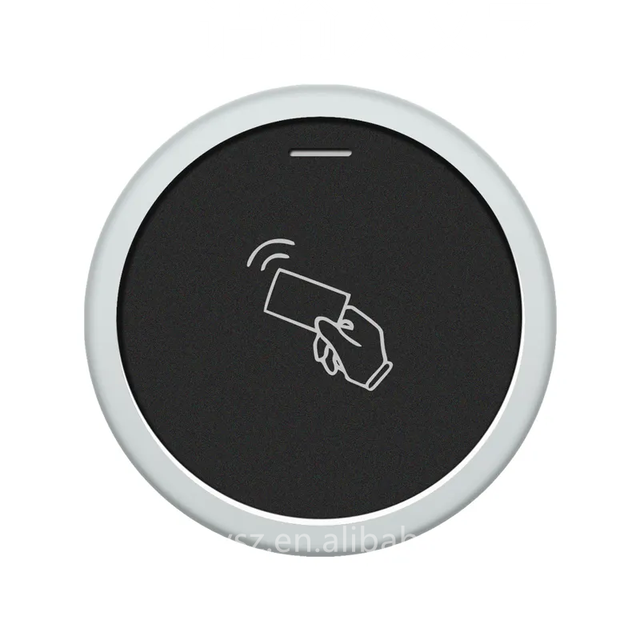 RFID Card Reader Metal Round Outdoor Waterproof IP66 Mini 125KHz EM Card Standalone Access Control RFID System