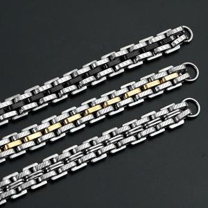 Pulseras de Acero Inoxidable para Hombre, Diseños 2024, Joyería Nueva con Baño de Titanio que Nunca se Desvanece - Product Image 1