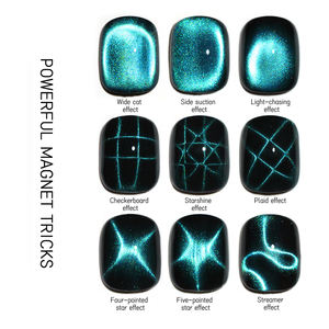 Imán Multifuncional para Uñas 2024, Imanes Cuadrados de Ojo de Gato, Imán Combinado de <span class=keywords><strong>Cubo</strong></span> <span class=keywords><strong>Rubik</strong></span> para Uñas - Product Image 6