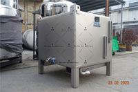 Réservoir de stockage d'acide nitrique en acier inoxydable sur mesure de 1000 L, équipement chimique/conteneur IBC pour produits chimiques