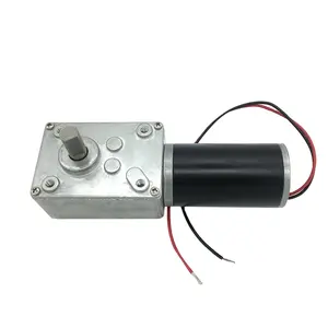 Solucan DİŞLİ MOTOR 12 Volt ve 24 Volt DC sessiz solucan DİŞLİ Motor