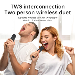 <span class=keywords><strong>K8</strong></span> <span class=keywords><strong>Bluetooth</strong></span> Karaoke Máy Loa Di Động Với 2 Không Dây Micphones Trẻ Em Quà Tặng Không Dây Mini Loa Món Quà Giáng Sinh - Product Image 4