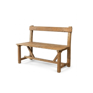 Banc Alma avec dossier offrant un confort élégant et un soutien robuste, idéal pour les moments de détente, pour les espaces intérieurs ou extérieurs. - Product Image 1