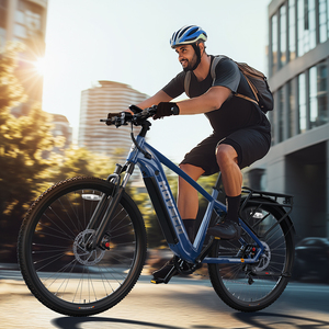 Vélo électrique <span class=keywords><strong>de</strong></span> ville 27,5 pouces, moteur à moyeu arrière sans balais, batterie au lithium 15Ah, suspension avant en acier carbone, vélo électrique <span class=keywords><strong>de</strong></span> montagne 500W - Product Image 4