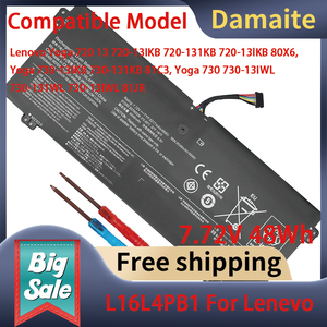Batterie d'ordinateur portable Damaite 7.72V 48Wh L16C4PB1 L16M4PB1 de remplacement pour Lenovo Yoga 720 13 720-13IKB 720-131KB 720-13lKB 80X6 Nouvelle - Product Image 2