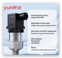 Pressostat mécanique réglable pour pompe à incendie, contrôleur de pression d'eau, d'air et d'huile hydraulique, avec diaphragme et piston en acier inoxydable