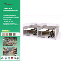 Écran de bureau modulaire en aluminium, cloison de poste de travail, séparateur écologique