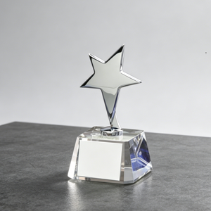 Venta Directa de Fábrica de Trofeos de Cristal para Niños con Diseño de <span class=keywords><strong>Estrella</strong></span> de Cinco Puntas y Artesanía en Cristal, Perfectos para Baile - Product Image 3