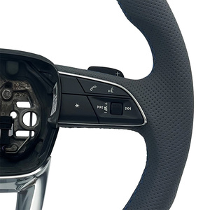 Volante Deportivo de Cuero Negro SOON TODA con Levas de Fibra de Carbono para <span class=keywords><strong>Audi</strong></span> A3 2012-2022 ZC-Q3-P5 - Product Image 4