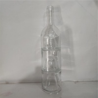 Bouteille en verre 250ml bouteille de fruits demi Catty peut être superposé petite bouteille de vin pot scellé