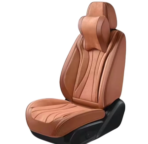 Coprisedile Universale <span class=keywords><strong>in</strong></span> Pelle per <span class=keywords><strong>Auto</strong></span> Quattro Stagioni con Cuscino Anteriore <span class=keywords><strong>in</strong></span> <span class=keywords><strong>Cotone</strong></span> - Product Image 3