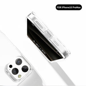 <span class=keywords><strong>Coque</strong></span> de téléphone portable en TPU haute transparence pour <span class=keywords><strong>iPhone</strong></span> 16 15 Pro Max housse de téléphone <span class=keywords><strong>antidérapante</strong></span> pour <span class=keywords><strong>iPhone</strong></span> 14 13 12 <span class=keywords><strong>11</strong></span> Pro Max - Product Image 4