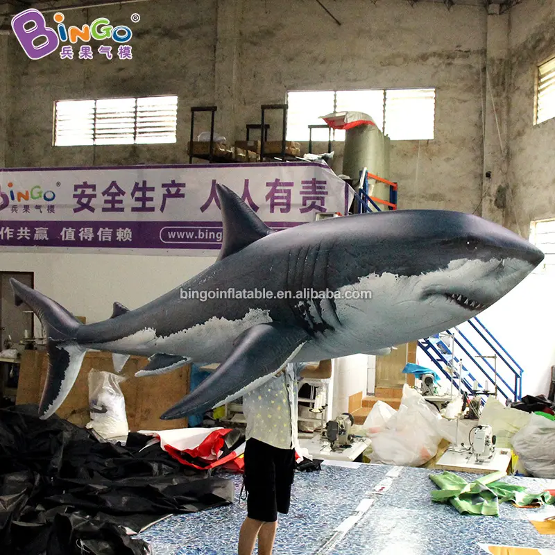 Pool Animal Toys Balloon Personalized Inflatable Shark Float Airtight Giant Inflatable Shark