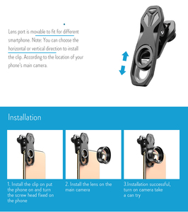 Apexel Ống Kính Hiển Vi Điện Thoại Di Động Chụp Ảnh Macro Cho Điện Thoại Thông Minh Ống Kính Macro 100MM - Product Image 5