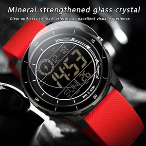Montre numérique unisexe pour étudiants SANDA 2205 avec affichage lumineux et rappel d'alarme, montre-bracelet électronique de sport étanche - Product Image 6