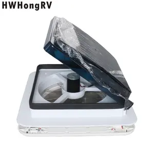 Hwhongrv Rv Dak Vent Fan Trailer Camper Van Lading Lucht Vent 12V Volt 11Inch Opening Luchtstroom Recreatieve Voertuig