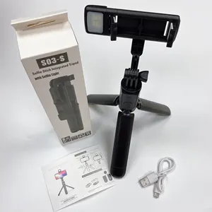 OEM Remote Control Selfie Stick Top Filling Lighting Smart 360 Rotation Mini Flexible Selfie Stick