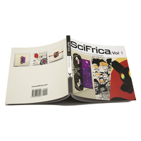 Services d'impression de livres à couverture souple personnalisés, format A3/A4/A5, reliure parfaite, papier fantaisie couleur, carton offset, plastification