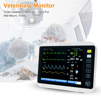 Moniteur d'anesthésie vétérinaire portable et rechargeable OliveVet pour signes vitaux multiparamètres, ECG, fréquence cardiaque du patient, hôpital vétérinaire