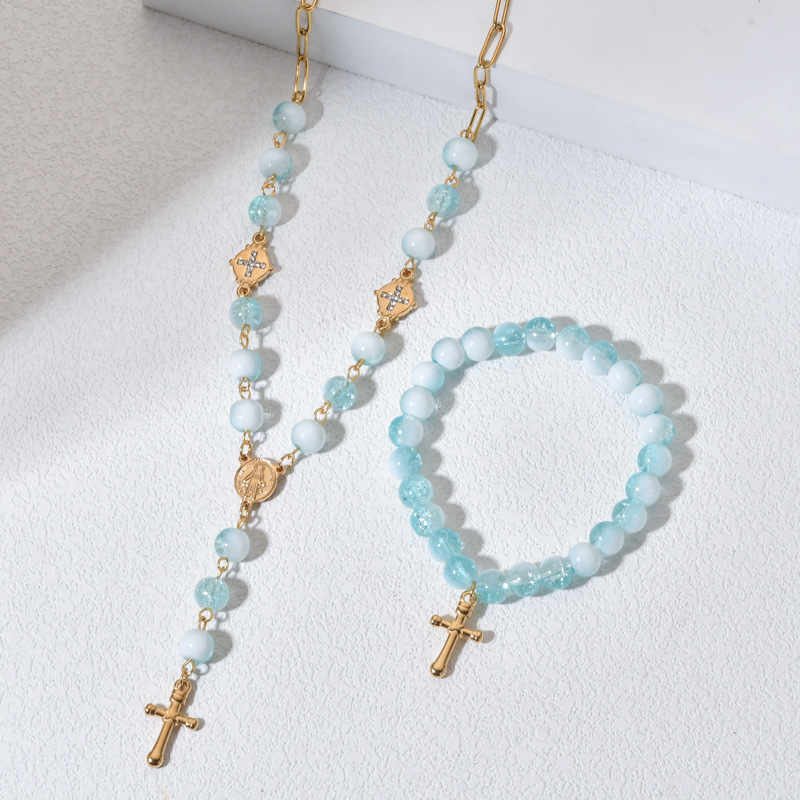 Bohemian Handmade Beaded Necklace Turquoise Necklace