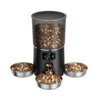Distributeur automatique de nourriture pour animaux de compagnie avec alimentation par charge et batterie, écran LCD, étanche IPX8, alimentation programmée pour chats et chiens, 1,8 kg, fabriqué en Chine