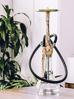 Offre Chaude Chicha en Bois de Haute Qualité Narguilé de Luxe Tendance Portable avec Tige en Acier Inoxydable