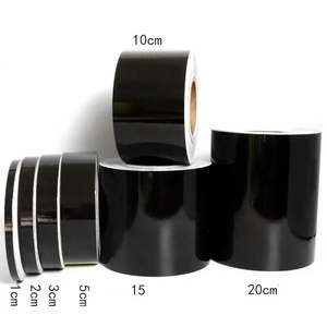 Autocollants de sécurité réfléchissants noirs universels, bandes de signalisation nocturne anti-collision pour automobile, vélo, moto - Product Image 4