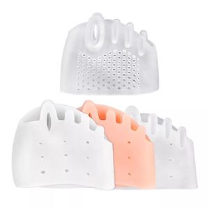 Coussinets avant-pied en silicone réutilisables de haute qualité chaussures de soulagement de la douleur des orteils semelles orteil <span class=keywords><strong>Hallux</strong></span> <span class=keywords><strong>Valgus</strong></span> correcteur - Product Image 2
