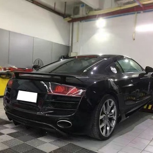 Sợi Carbon khuếch tán phía sau cho Audi R8 GT R8 V8 V10 Coupe 2-cửa 10-15 phía sau Bumper Lip khuếch tán thấp Spoiler xe BodyKit - Product Image 4