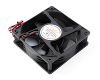 Ventilateur axial à faible bruit et longue durée de vie 120x38mm DC 12 24 48 Volt, économie d'énergie, sans entretien, pour le refroidissement des équipements électroniques des racks de serveurs