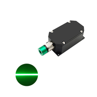 Module de diode laser vert industriel à haute luminosité, focalisation réglable, 520 nm, 1600 mW, 1,6 W, 12 V, 24 V, longue durée de vie, pour le positionnement