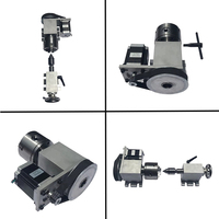 CNC routeur machines Rotation 4JAW 100 mandrin tête de division pour fraiseuse 3 mâchoires mandrin rotatif 4th axe kit